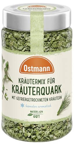 Ostmann Gewürze - Kräutermix für Kräuterquark | gefriergetrocknet, besonders aromatisch | 15 g im Glas von Ostmann