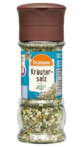 Ostmann Gewürze - Kräutersalz Mühle | Mischung aus Speisesalz, Tomaten und ausgewählten Kräutern | Ideal zu Frischkäse oder Quark | 70 g in der Mühle von Ostmann