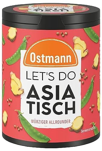 Ostmann Gewürze - Let's Do Asiatisch | Gewürzzubereitung für Wok-Gerichte oder Ramen | Würziger Allrounder mit Koriander und Zitronengras | 75 g in recyclebarer Metalldose von Ostmann