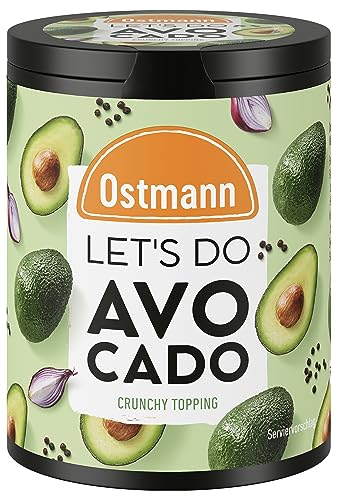 Ostmann Gewürze - Let's Do Avocado | Gewürzsalz für Avocado, Guacamole oder Bowls | Crunchy Topping mit Gewürzen, Kräutern und schwarzem Sesam | 70 g in recyclebarer Metalldose von Ostmann