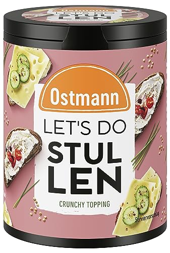 Ostmann Gewürze - Let's Do Stullen Topping | Ostmann X DoktorFroid | Cruncy Topping mit geröstetem Sesam und Rauchsalz | für Sandwich und Butterbrot | 55 g in recyclebarer Metalldose von Ostmann