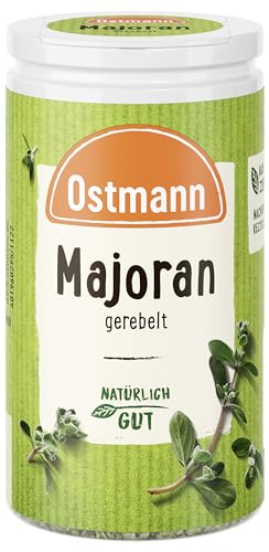 Ostmann Gewürze - Majoran gerebelt | Zum Würzen von Eintöpfen und Kartoffelgerichten | 7,5 g in Streudose von Ostmann