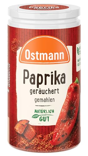 Ostmann Gewürze - Paprika geräuchert | Rauchiges Aroma für Bratkartoffeln, Gulasch oder Rührei | 35 g in der Streudose von Ostmann