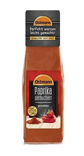 Ostmann Gewürze – Paprika geräuchert und gemahlen, aromatisches Paprikapulver, würzt Kartoffelgerichte, Fleisch oder Tofu, Nachfüllpackung, vegan, 50 g von Ostmann