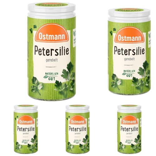 Ostmann Gewürze - Petersilie gerebelt | 100% natürliche Zutaten | 5 g in der Streudose (Packung mit 5) von Ostmann