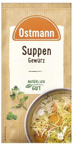 Ostmann Gewürze - Suppengewürz | Getrocknetes Gemüse und Kräuter für Suppen und Eintöpfe | 13 g im Beutel von Ostmann