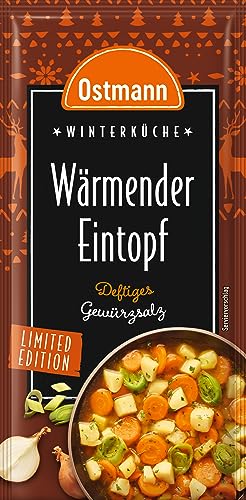 Ostmann Gewürze – Wärmender Eintopf Gewürzsalz, für 4 Portionen, für wärmenden Gemüseeintopf, 20 g im Beutel (Verpackungsdesign kann abweichen) von Ostmann