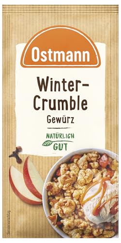 Ostmann Gewürze – Winter-Crumble Gewürz, für Apfel-Crumble und Streuselkuchen, 20 g im Beutel von Ostmann