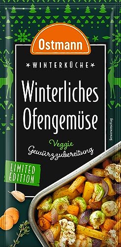 Ostmann Gewürze – Winterliches Ofengemüse Gewürzzubereitung, für 4 Portionen, Gewürz für Winter- und Ofengemüse, 10 g im Beutel (Verpackungsdesign kann abweichen) von Ostmann