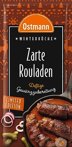 Ostmann Gewürze – Zarte Rouladen Gewürzzubereitung, für 4 Portionen, Gewürz für saftig-würzige Rouladen, 15 g im Beutel (Verpackungsdesign kann abweichen) von Ostmann