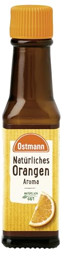 Ostmann Gewürze - natürliches Orangenaroma | Zum Verfeinern von Gebäcken und Süßspeisen, für intensives Zitrusaroma | 100 % natürliche Zutaten | 20 ml im Fläschen von Ostmann