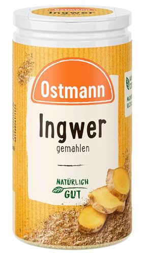 Ostmann Gewürze - Ingwer gemahlen | Nachfüllbare & recyclebare Verpackung | 30 g in der Streudose von Ostmann