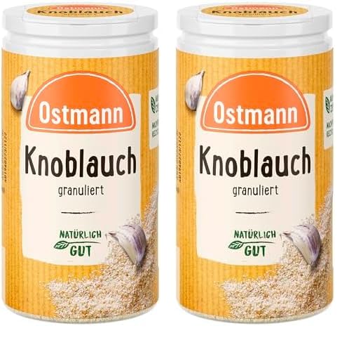 Ostmann Knoblauch granuliert 50 g Knoblauch zum Würzen von herzhaften Gerichten Menge: 1 Stück (Packung mit 2) von Ostmann