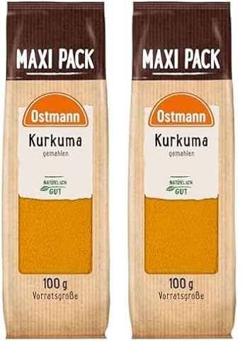 Ostmann Kurkuma gemahlen, 100 g (Packung mit 2) von Ostmann