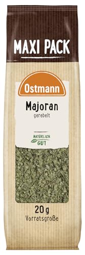 Ostmann Gewürze - Majoran gerebelt | Zum Würzen von Kartoffelgerichten | 20 g im Vorteilsbeutel von Ostmann