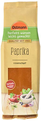 Ostmann Gewürze - Rosenpaprika scharf | Pikantes Gewürz für Dips und mexikanische Speisen | 90 g im Beutel von Ostmann