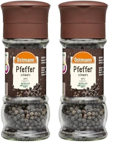 Ostmann Pfeffer schwarz, 2er Pack (1 x 60 g) von Ostmann