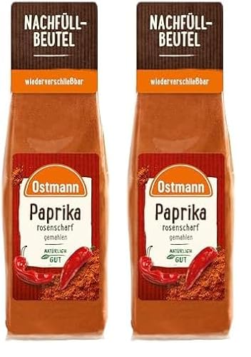 Ostmann Rosen-Paprika scharf, 50 g (Packung mit 2) von Ostmann