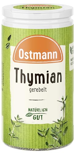 Ostmann Thymian gerebelt 15 g Thymian-Gewürz für viele Fleisch-, Fisch-, Pilz-, und Gemüsegerichte der mediterranen Küche, Menge: 1 Stück von Ostmann