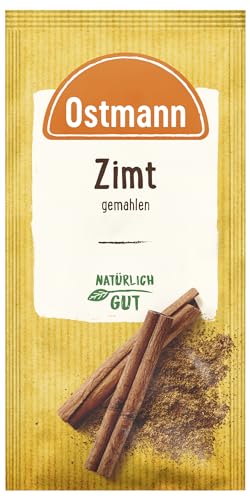 Ostmann Gewürze - Zimt gemahlen | Für Süßspeisen, Gebäck sowie eingelegtes Gemüse | 20 g im Beutel von Ostmann