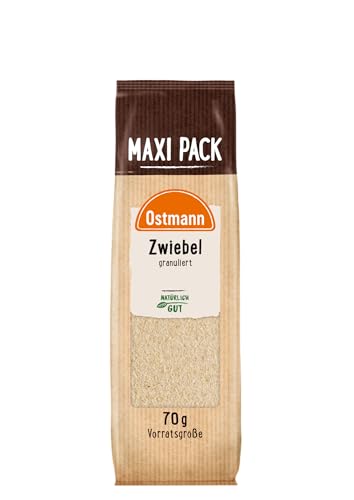 Ostmann Gewürze - Zwiebeln granuliert | Zwiebelpulver für Gemüsegerichte, Quark und Quiches | 70 g im Beutel von Ostmann