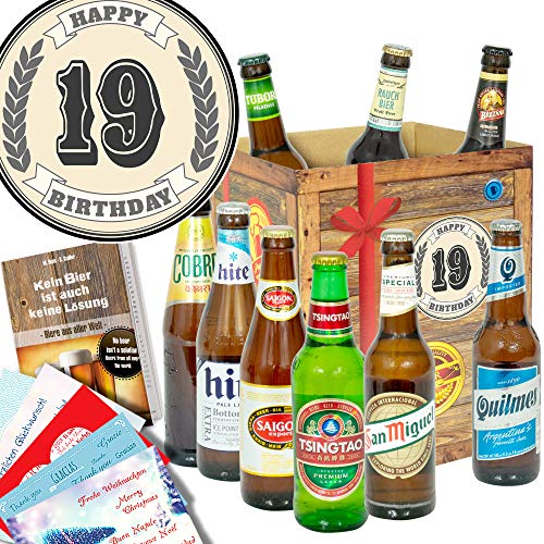 19. Geburtstagsgeschenk/Geschenkbox Biere der Welt von ostprodukte-versand