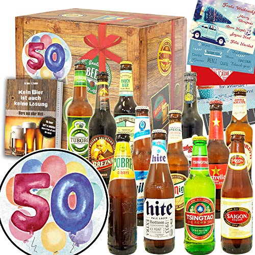 50. Geburtstag + 30 Geburtstag Geschenke + 12 x Biere Welt von ostprodukte-versand