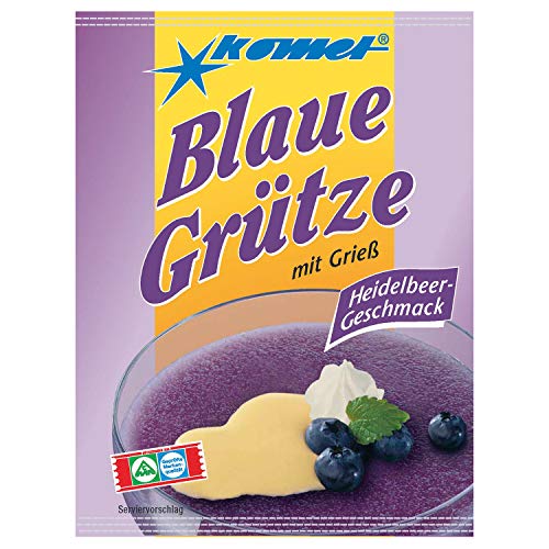 5x Blaue Grütze Heidelbeer Komet (0,25 kg) von ostprodukte-versand