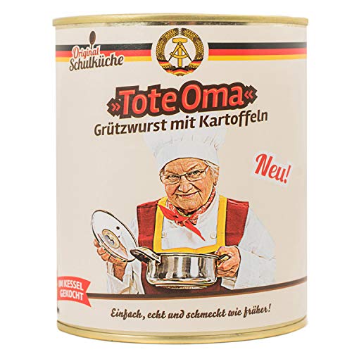 6er Set Original Schulküche "Tote Oma" Grützwurst mit Kartoffeln - DDR Produkte von ostprodukte-versand