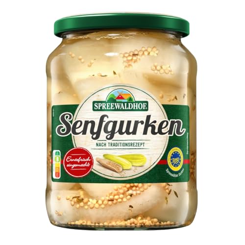 6x Senfgurken aus dem Spreewald 720ml (Marke: Spreewaldhof) (4,32 l) von ostprodukte-versand