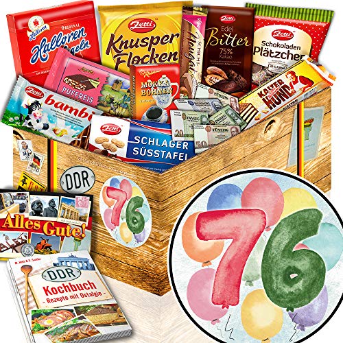 76. Geburtstagsgeschenk - Ost Schokolade - Geschenke 76 Geburtstag von ostprodukte-versand