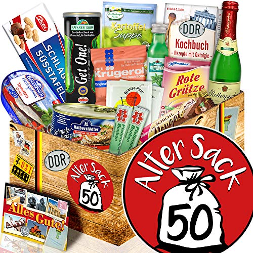 Alter Sack 50 / Herren 50 Geschenk/DDR Spezialitäten Geschenk von ostprodukte-versand