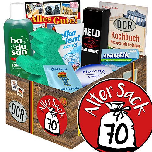 Alter Sack 70 ++ Geschenkbox für Herren ++ Pflege Set DDR von ostprodukte-versand