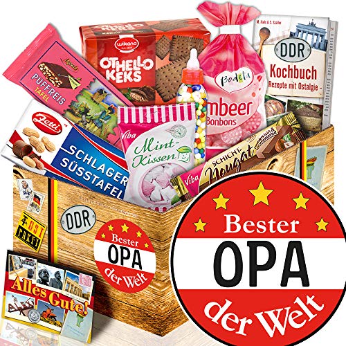 Bester Opa/DDR Suessigkeiten Set/Geburtstags Geschenke von ostprodukte-versand