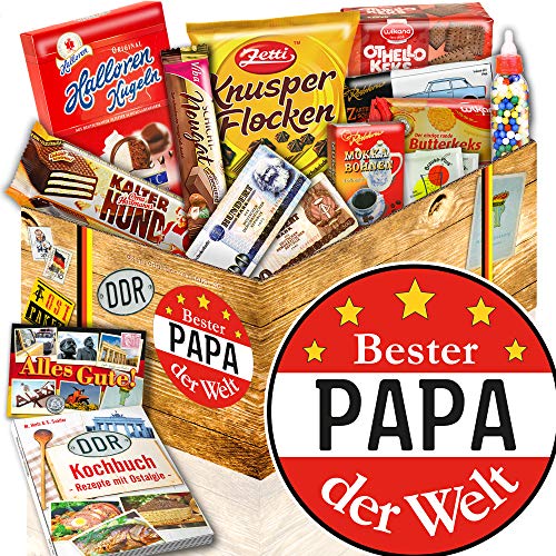 Bester Papa Geschenk + DDR Box - Geschenk für Papa Traditionsprodukte von ostprodukte-versand