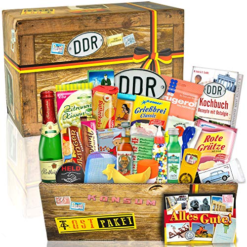 DDR 24er Geschenkbox mit Ost Spezialitäten/Geschenke für Freundin Geburtstag von ostprodukte-versand