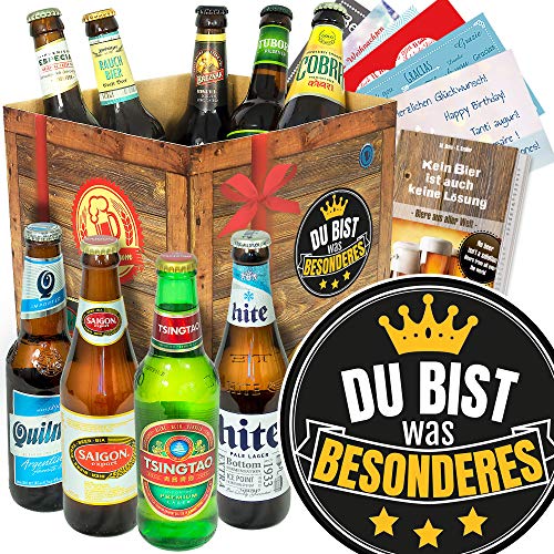 Du bist was Besonderes + Bierset aus aller Welt + Du bist besonders Geschenke von ostprodukte-versand