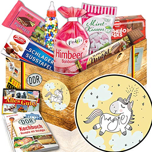 Einhorn/DDR Set Süßigkeiten/Geschenke mit Einhorn von ostprodukte-versand