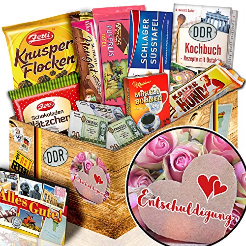 Entschuldigung/Entschuldigungsgeschenk Partner/Ostpaket DDR Schokolade von ostprodukte-versand