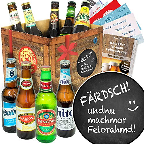 Feierabend - Biere aus aller Welt - Geschenkidee mit Spruch von ostprodukte-versand