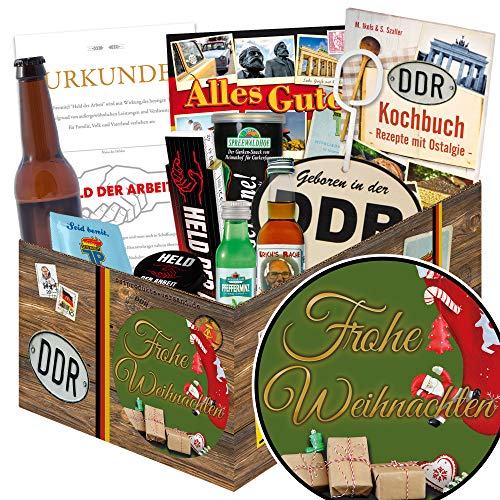 Fröhliche Weihnachten/Männer Geschenkbox DDR/Weihnachten Geschenk von ostprodukte-versand