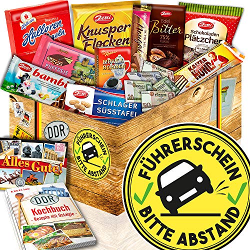 Führerschein + DDR Korb + Geschenk zum Führerschein Freund von ostprodukte-versand