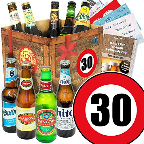 Geschenk zum 30. für Männer/Bierpaket/Bierbox Geschenk von ostprodukte-versand