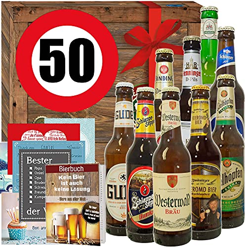 Geschenk zum 50. für Männer/Deutsches Bier/Biergeschenke von ostprodukte-versand