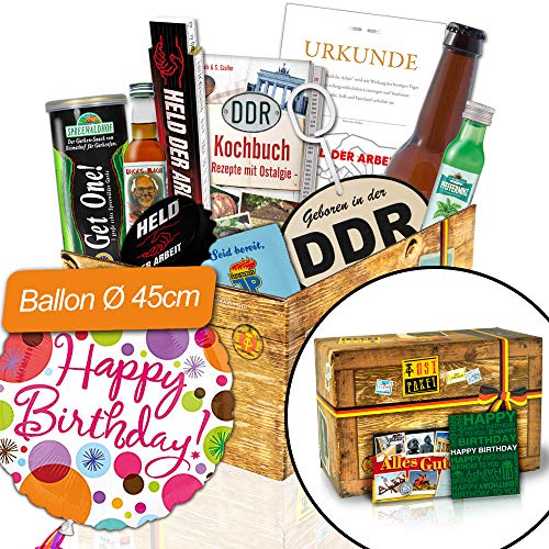 Geschenke für Männer/Geschenkset DDR/HAPPY BIRTHDAY Ballon/DDR Artikel von ostprodukte-versand