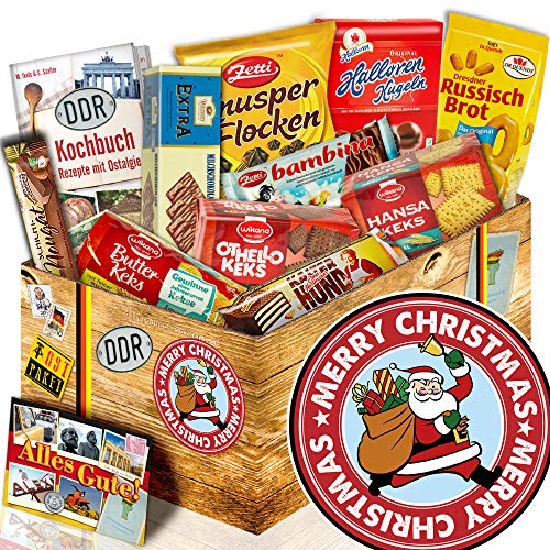 Geschenke mit Keksen/DDR Box/Weihnachtsmann/Geschenke Weihnachten Ehefrau von ostprodukte-versand