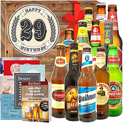 Geschenke zum 29. - Biergeschenk Welt - Geschenke zum 29 Geburtstag von ostprodukte-versand