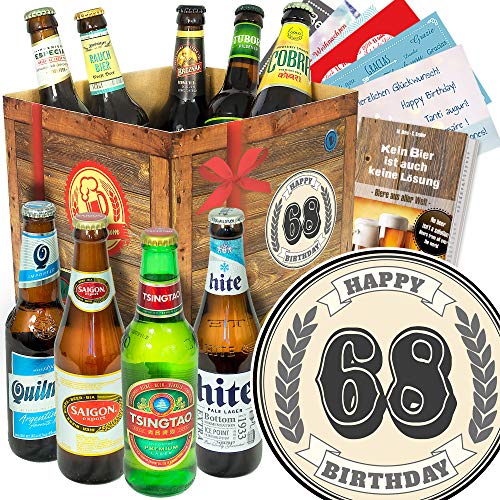 Geschenke zum 68. / Bierset aus aller Welt/Bierset von ostprodukte-versand