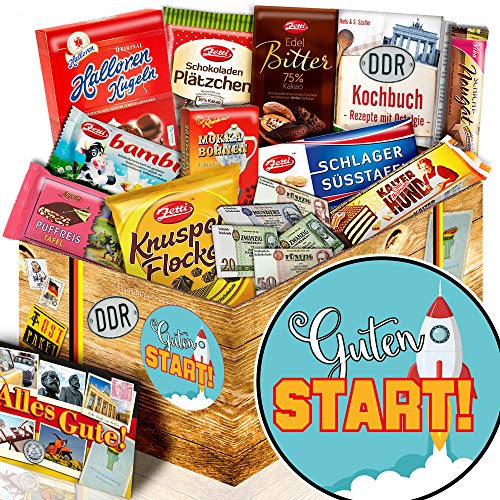 Guten Start + Schoko Nostalgiebox + Geschenk zum Start neuer Job von ostprodukte-versand