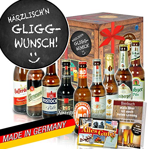 Härrzlisch'n Gliggwunsch ++ Geschenk Spruch lustig ++ DDR Produkte Bier von ostprodukte-versand
